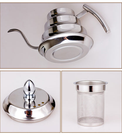 Hanging stainless steel hand brew coffee pot