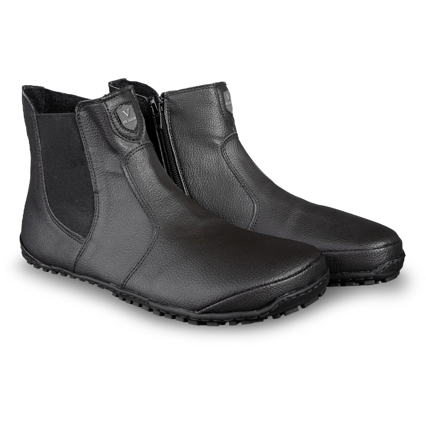 Modische Herren- und Damenstiefel mit runder Spitze und Farbblockierung