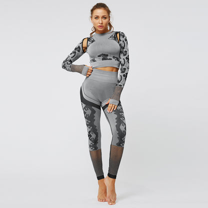 Camouflage Yoga Set