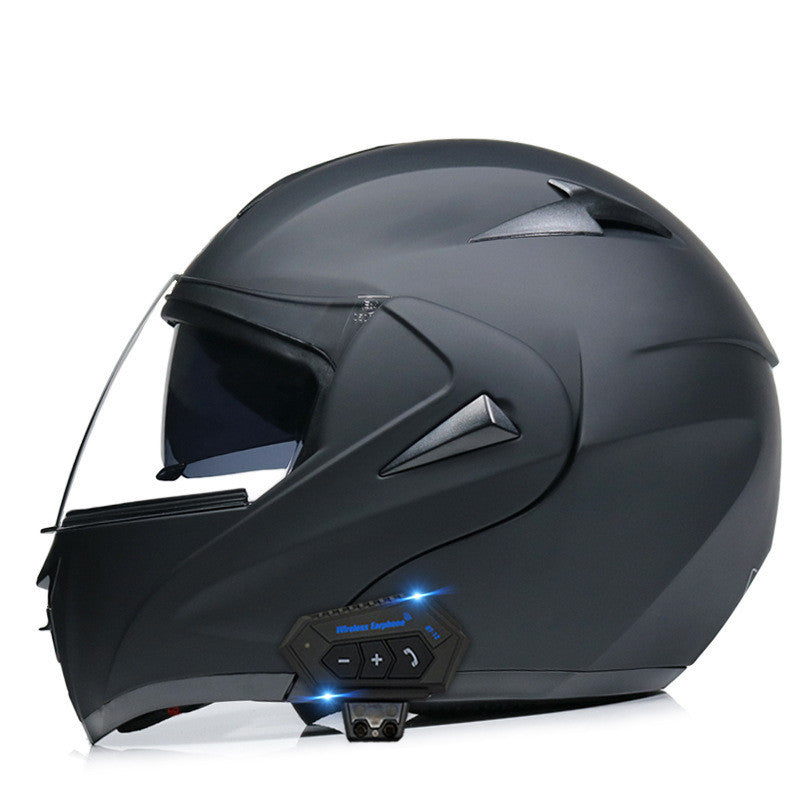 TUGEND Elektrische Motorrad männer und frauen Bluetooth Helm Doppel Spiegel Winter Helm