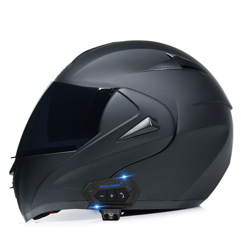 TUGEND Elektrische Motorrad männer und frauen Bluetooth Helm Doppel Spiegel Winter Helm