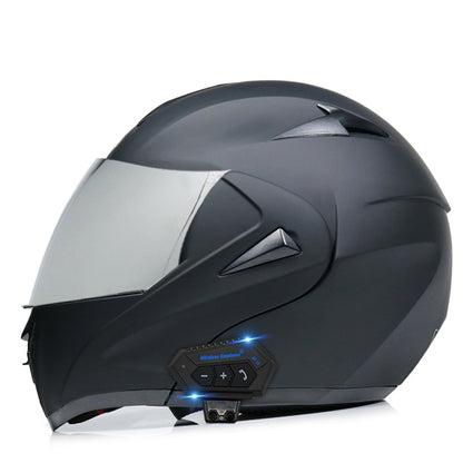 TUGEND Elektrische Motorrad männer und frauen Bluetooth Helm Doppel Spiegel Winter Helm