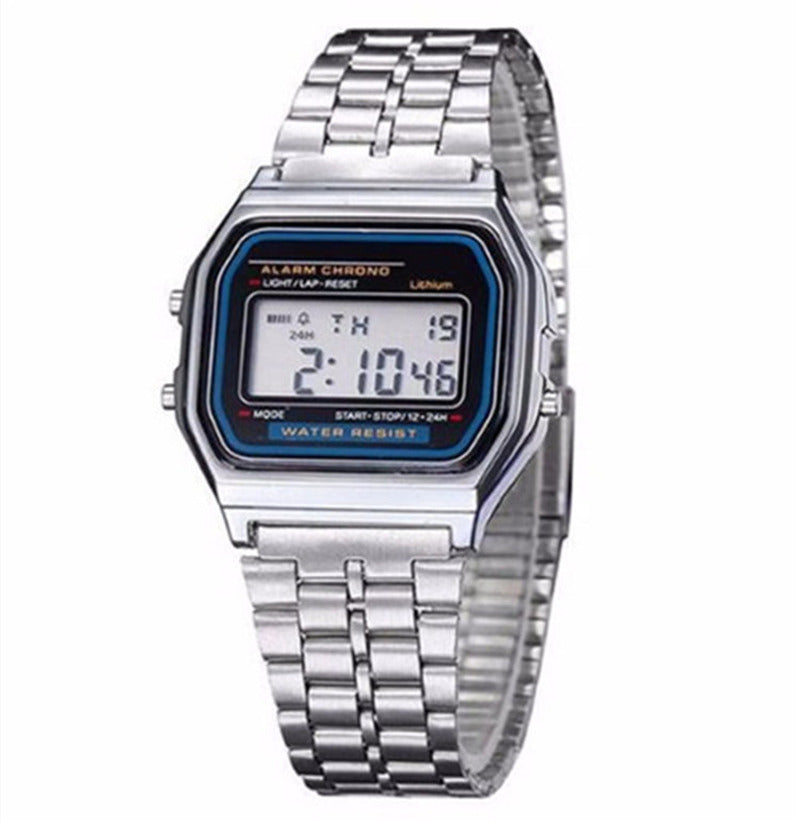 Popular Fashion Simple Men'S And Women'S Universal Watch Square Dial Electronic Watch Boys Quartz Performance Goods