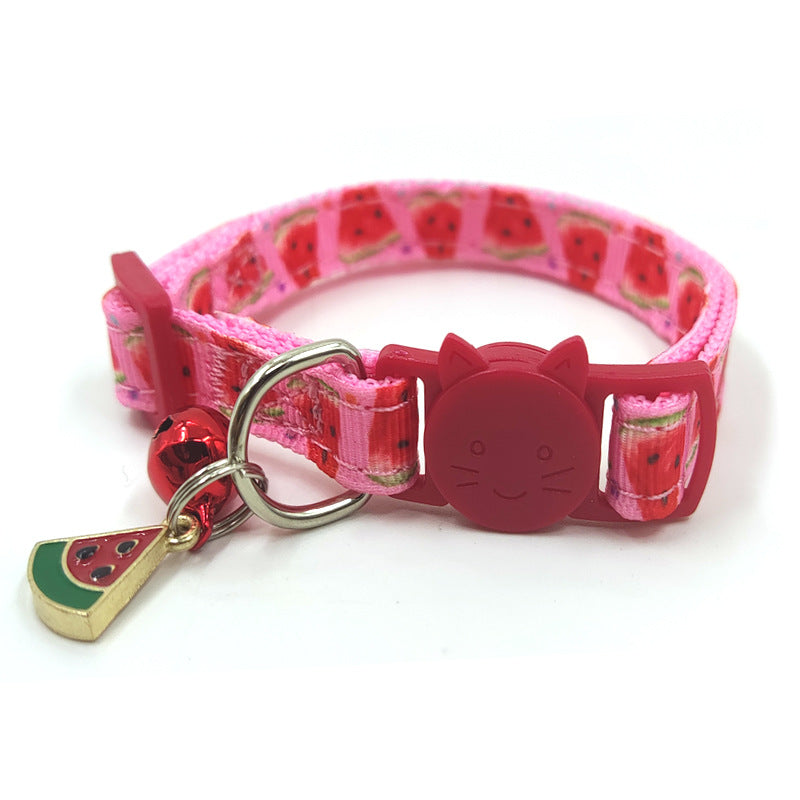 Pet Print Bell Cat Collar Cat Harness