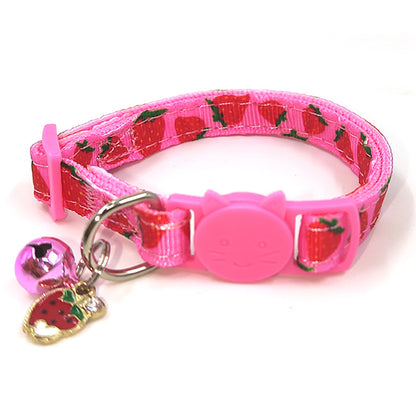 Pet Print Bell Cat Collar Cat Harness