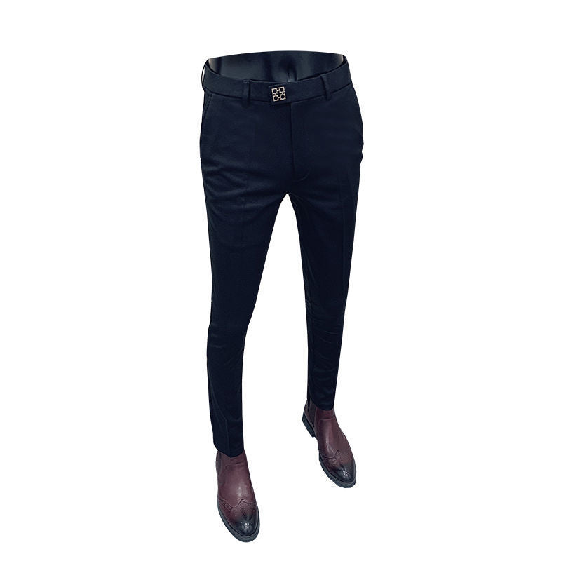 Herren Slim Neun-Punkt-Hose Anzughose