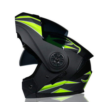 Motorrad Winter Dual-Lens Uncovered Helm