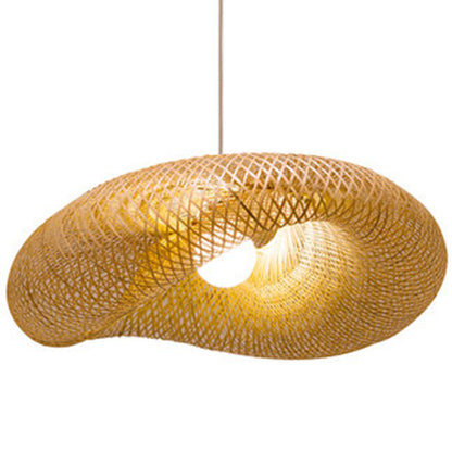 Bambus Kronleuchter Zen Tee Zimmer Lampe