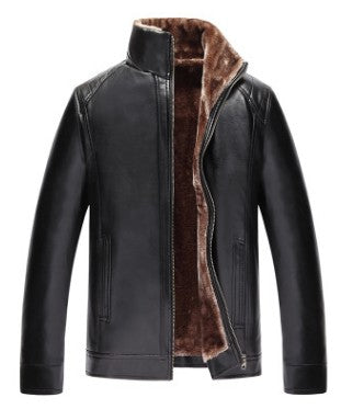 Men's Winter Leder Jacke