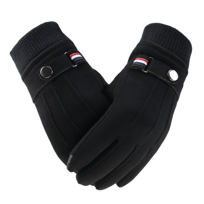 Suede Winter Men's Gloves