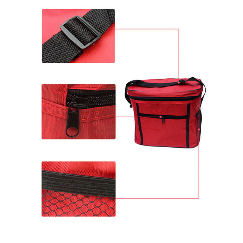 Picnic Portable Ice Pack Food Thermal Bag Food Delivery Oxford Cloth Insulated Cooler Bag For Outdoor Travel Picnic