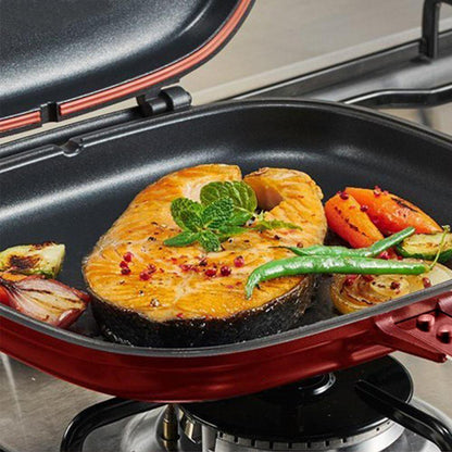 Doppelseitige Bratpfanne Non Stick Pfanne.