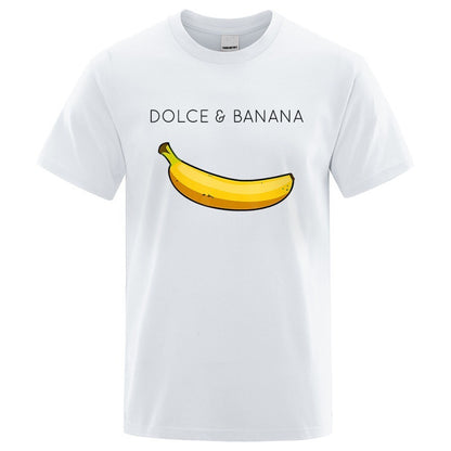 Dolce Banana Fashion Print Herren T-Shirts