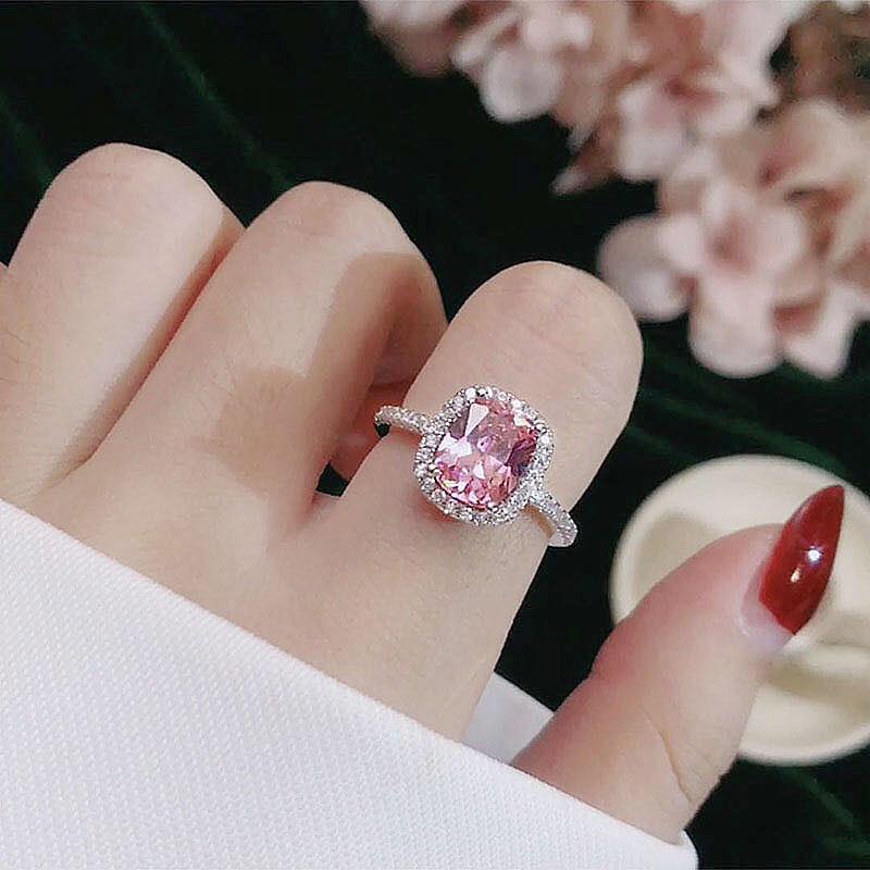 Ringe für Frauen Braut Hochzeit Anelli Trendy Schmuck Verlobungsring Weißgold Farbe Anillos