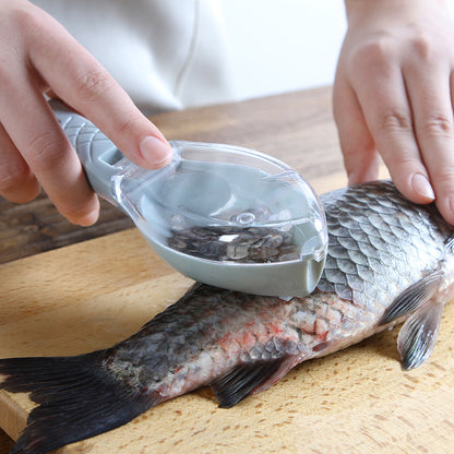 Fischhautbürste Schaben Fischschuppenbürste Reibe Schnelle Demontage Fischmesser Reinigung Peeling Hautschaber Schaber Fischschupper Küchenwerkzeuge