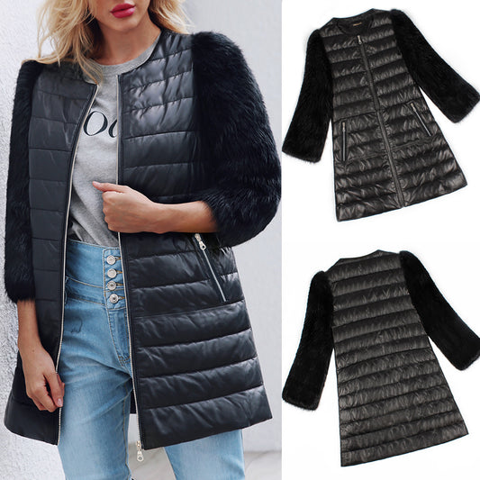 Winter PU Jacke