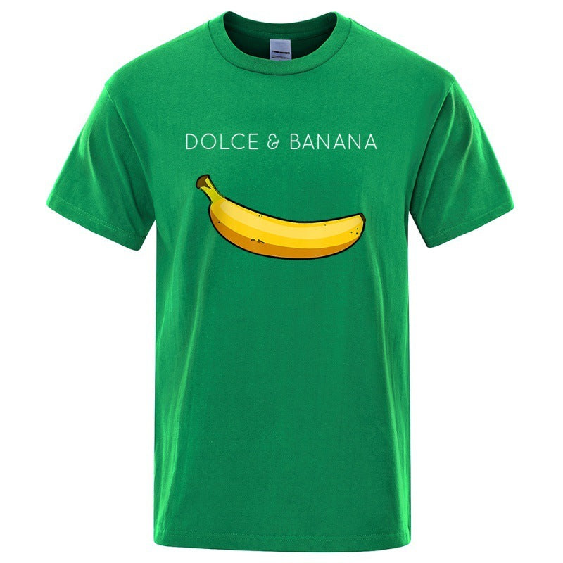 Dolce Banana Fashion Print Herren T-Shirts