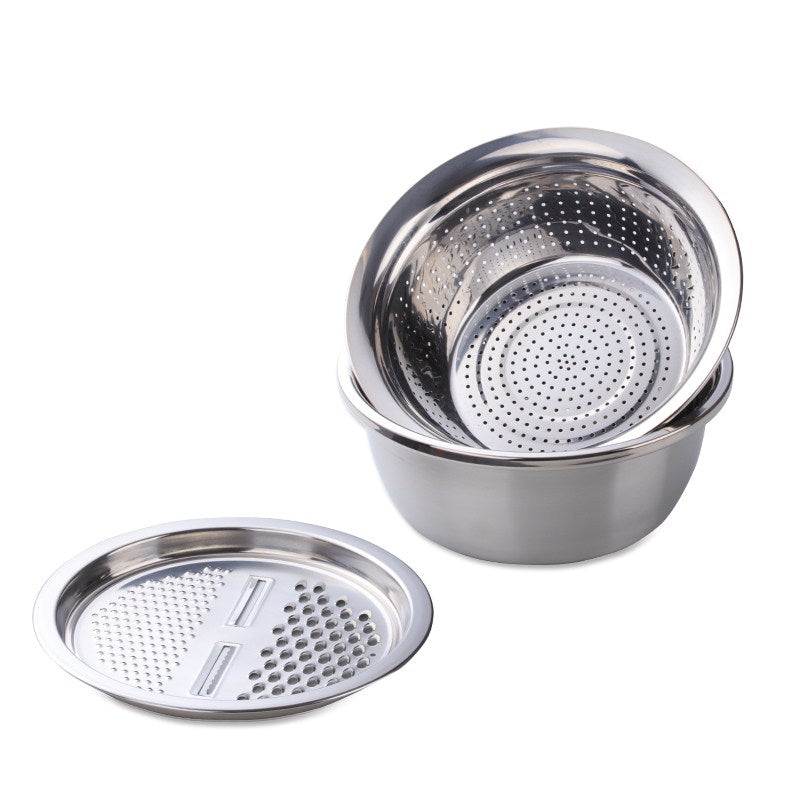 Colander, stainless steel pot