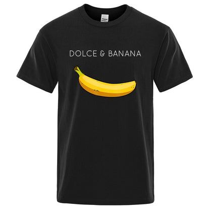 Dolce Banana Fashion Print Herren T-Shirts