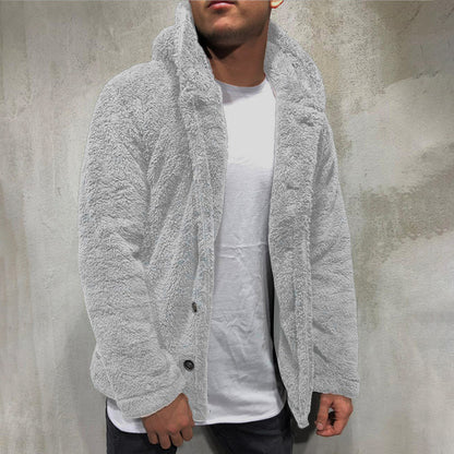 Men's sweater warm Hoodie sweater jacket