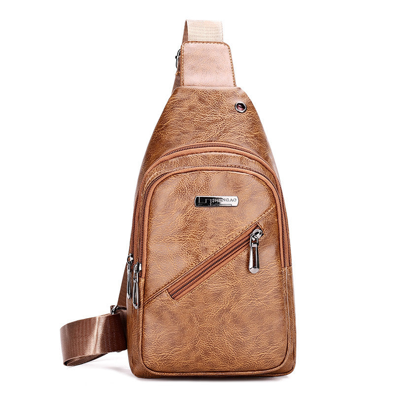 Neue Business Casual Sport männer Brust Wilde Licht Reise männer Schulter Umhängetasche Rucksack