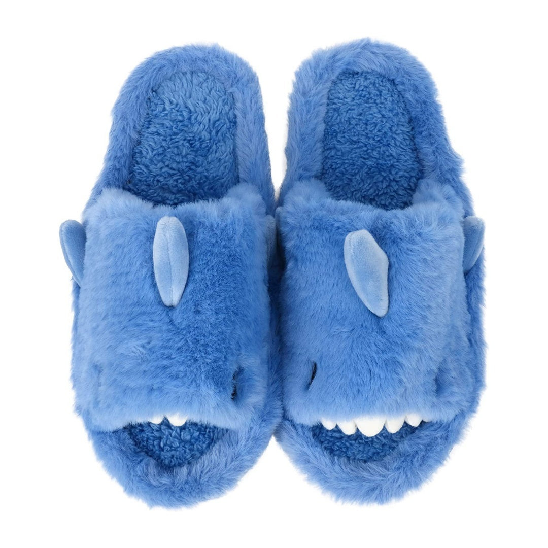 Winter Couple Household Indoor Shark Cotton Slippers Female