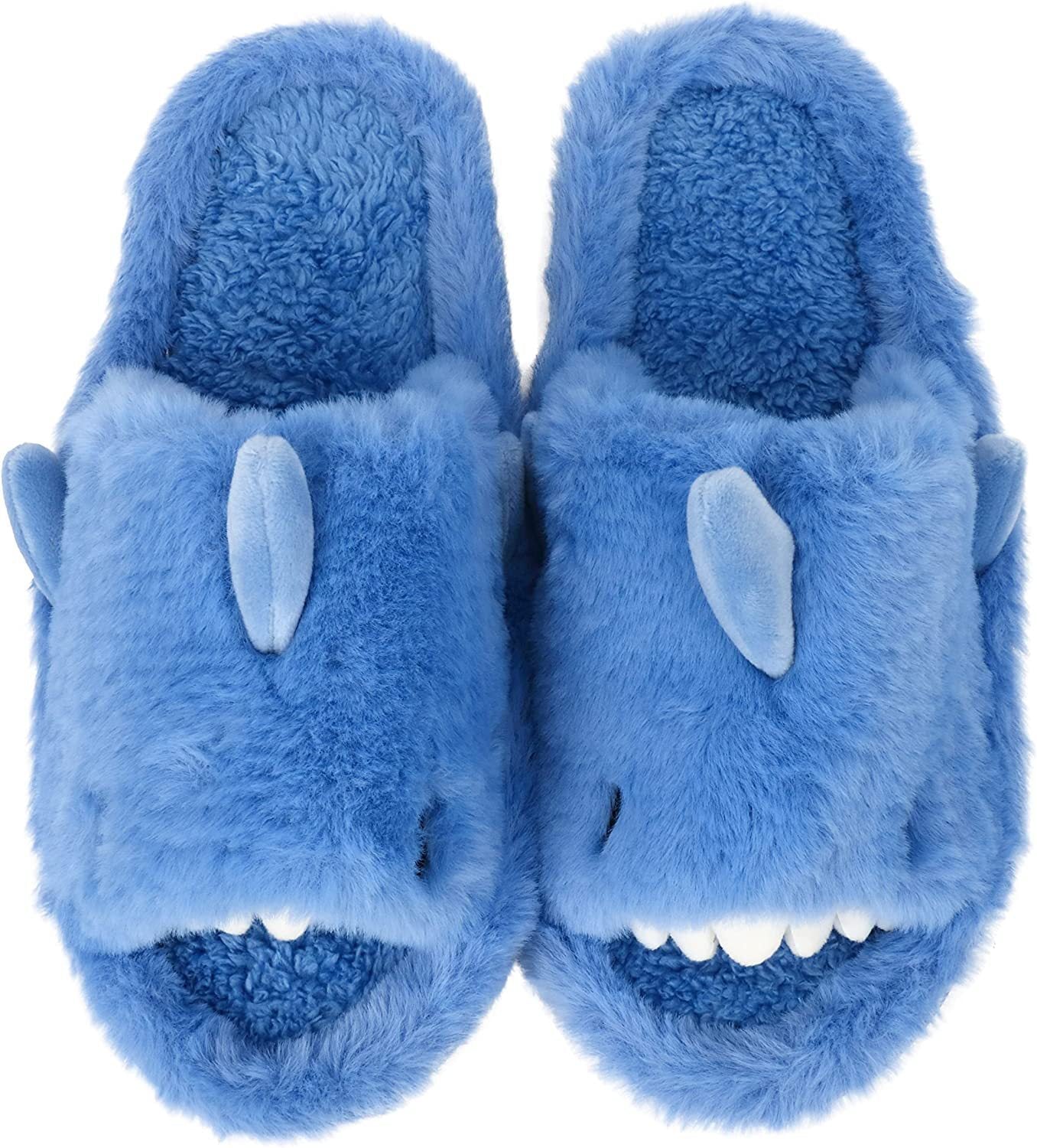 Winter Couple Household Indoor Shark Cotton Slippers Female