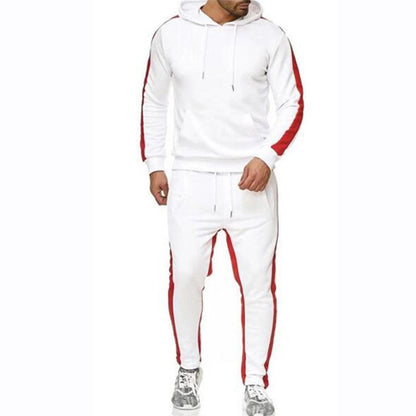 Contrast and stitching sportswear set