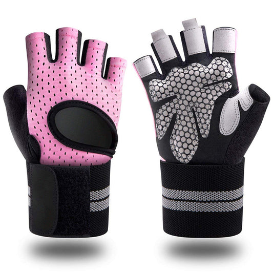 Herren- und Damen-Sport-Fitness-Handschuhe, Herren- und Damen-Halbfinger