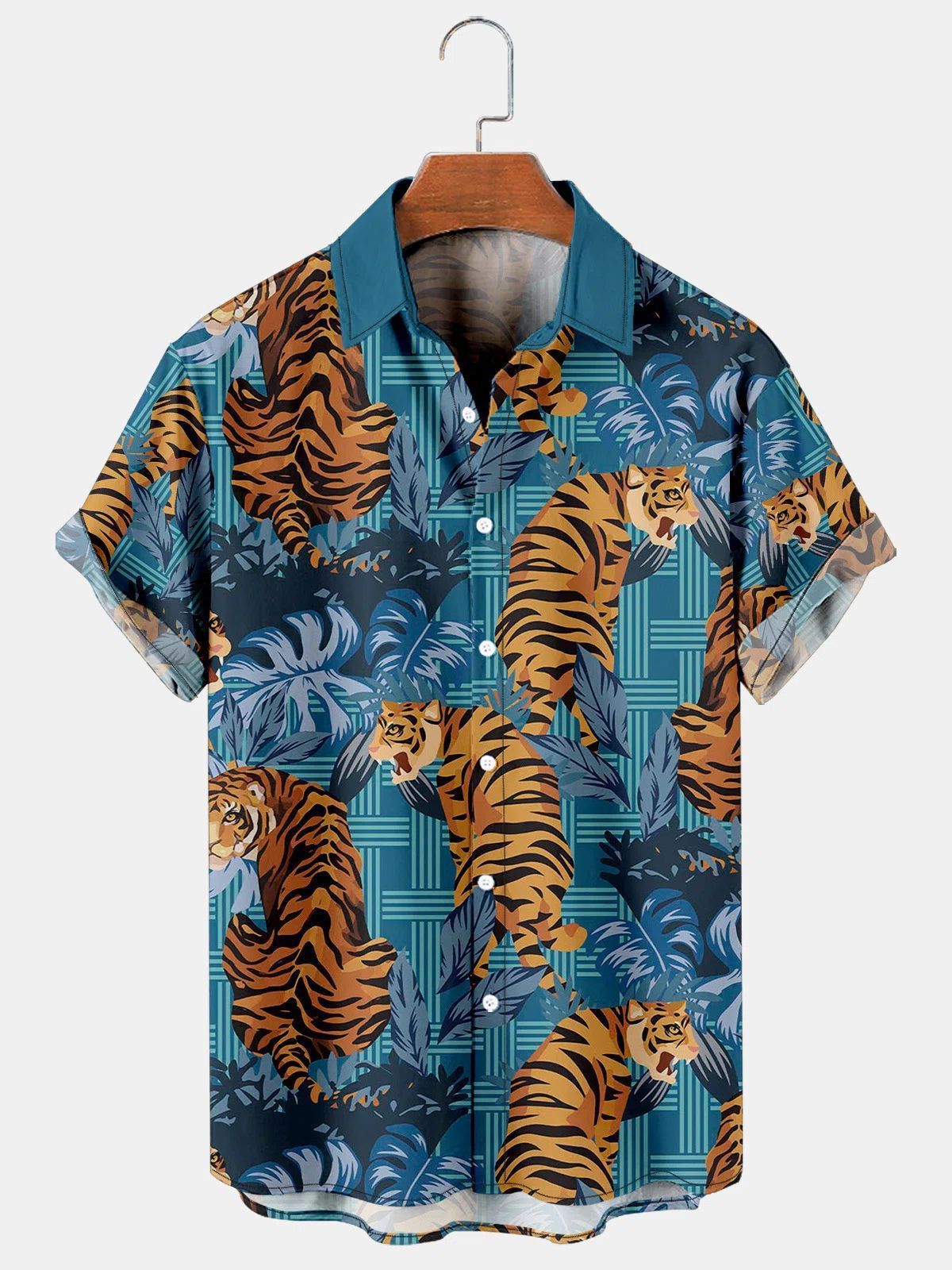 Sommer Casual Gedrucktes Hawaiianer Hemd