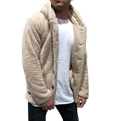 Men's sweater warm Hoodie sweater jacket