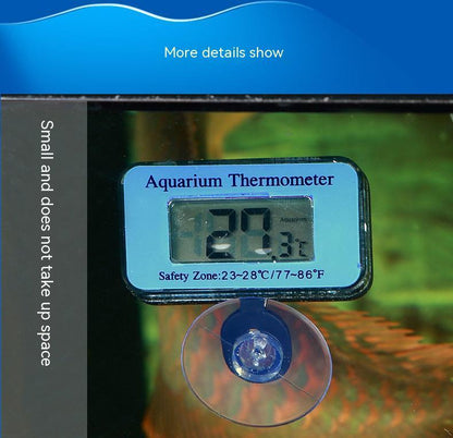 Digitales LCD-Aquarium Thermometer mit Saugnapf