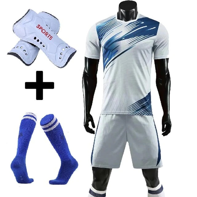 Kinder Fußballuniform Anzug Sporttrainingsuniform