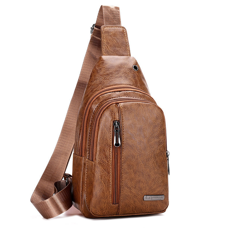 Neue Business Casual Sport männer Brust Wilde Licht Reise männer Schulter Umhängetasche Rucksack