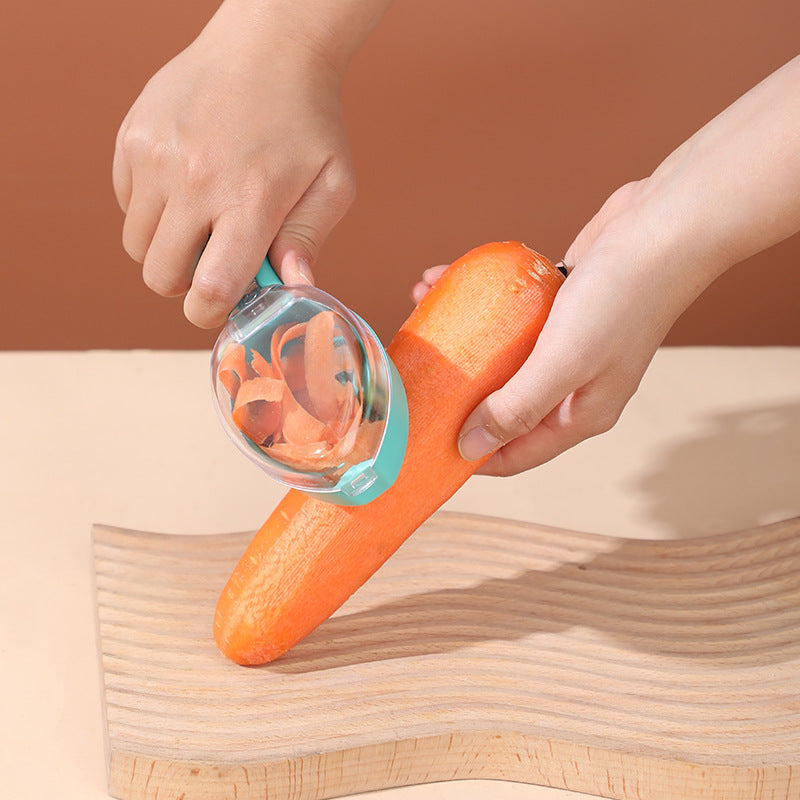 Kitchen Household Covered Storage Type Peeler Kitchen Gadget