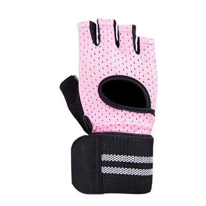 Herren- und Damen-Sport-Fitness-Handschuhe, Herren- und Damen-Halbfinger