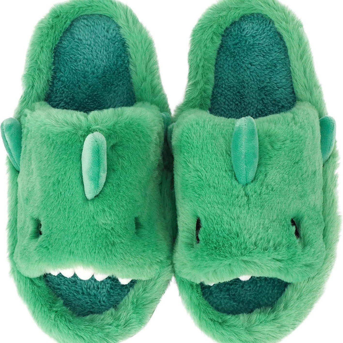 Winter Couple Household Indoor Shark Cotton Slippers Female