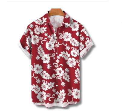 Sommer Casual Gedrucktes Hawaiianer Hemd