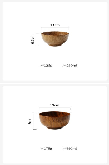 Holz Schüssel Japanese Style