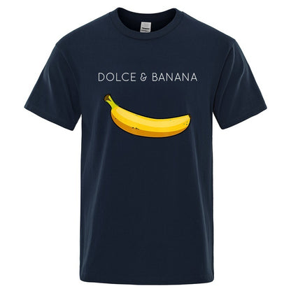 Dolce Banana Fashion Print Herren T-Shirts