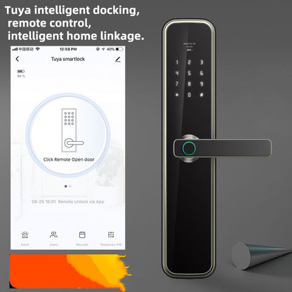 Tuya Tür Smart Lock Fingerprint Passwort Schloss Swipe APPca Rd