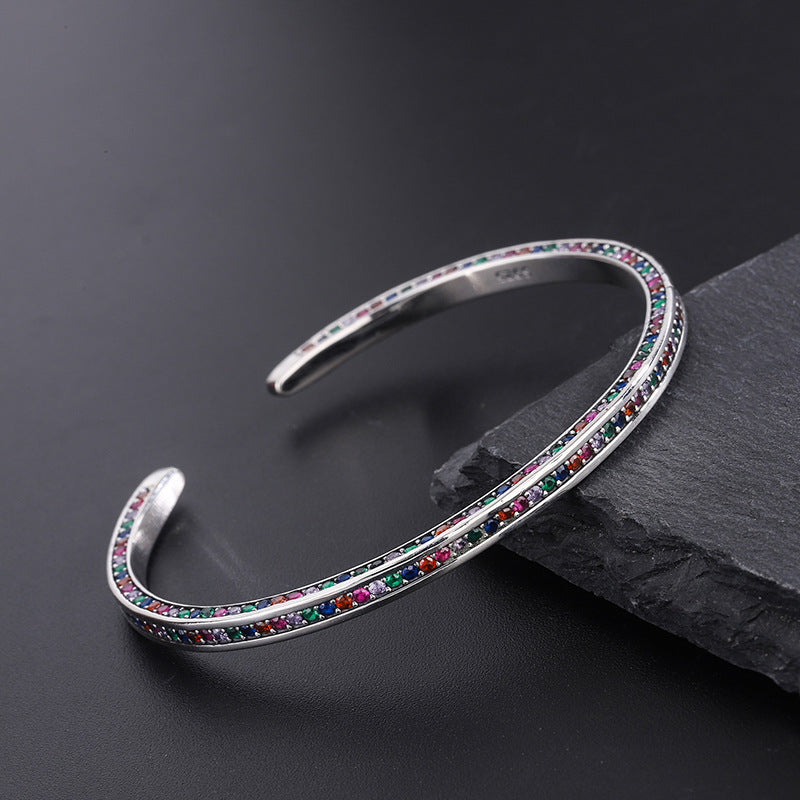 925 Rainbow Zircon Bracelet 