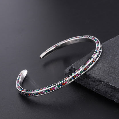 925 Rainbow Zircon Bracelet 