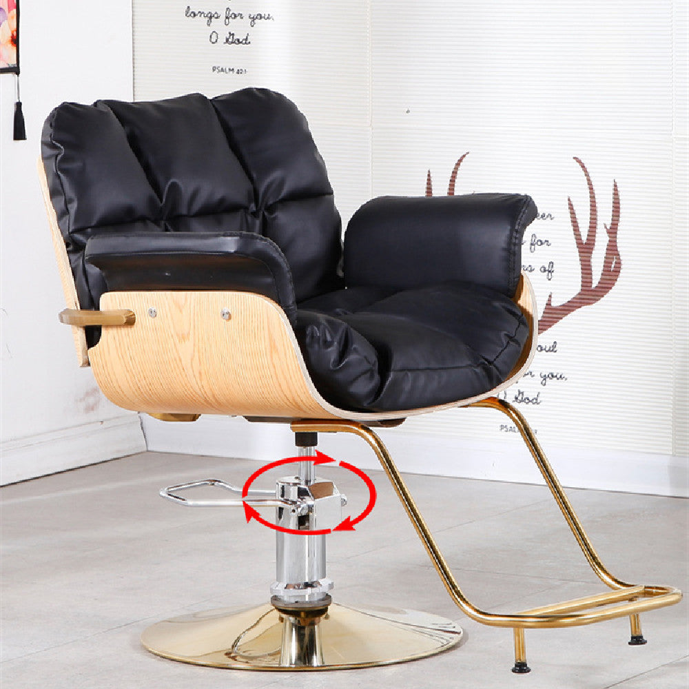 Stainless Steel Lifting Chair For Hair Salon