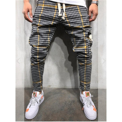 Autumn Pocket Pant Men Trouser Black Pants Male Trousers