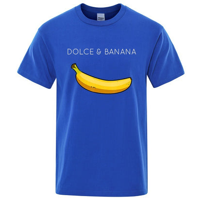 Dolce Banana Fashion Print Herren T-Shirts