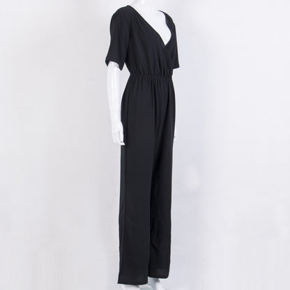 Modischer Jumpsuit mit weitem Bein