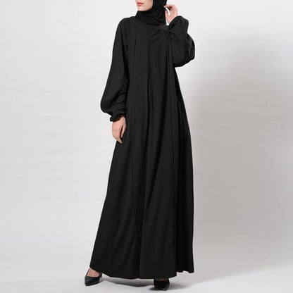 Einfarbiges Kleid/Muslimische Lose Robe