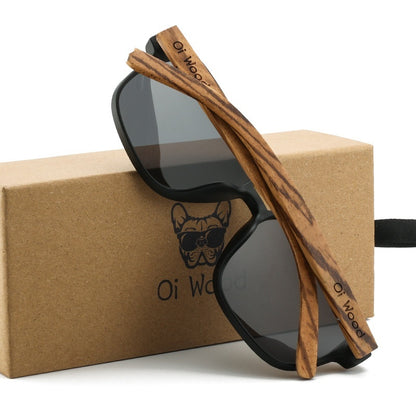 Wooden Sunglasses Polarized Sun Protection Vintage