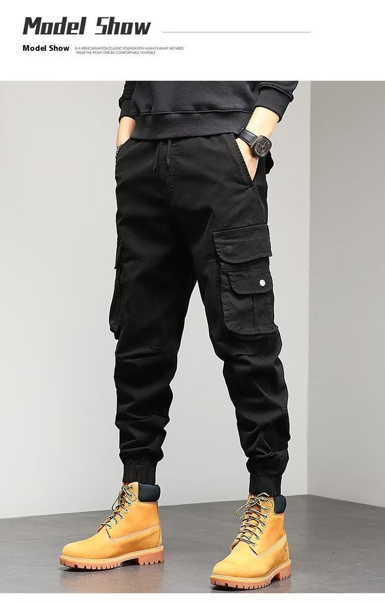 Herren Cropped Knöchelbandhose